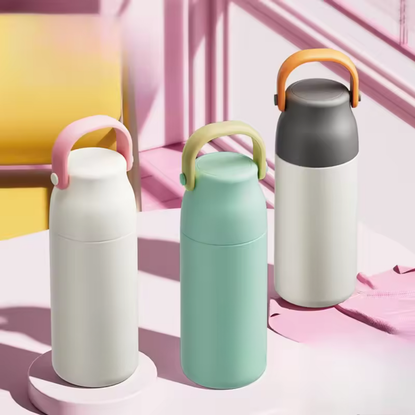 Gourde Isotherme 500ml en Acier Inox 316 – Étanche, Portable & Élégante